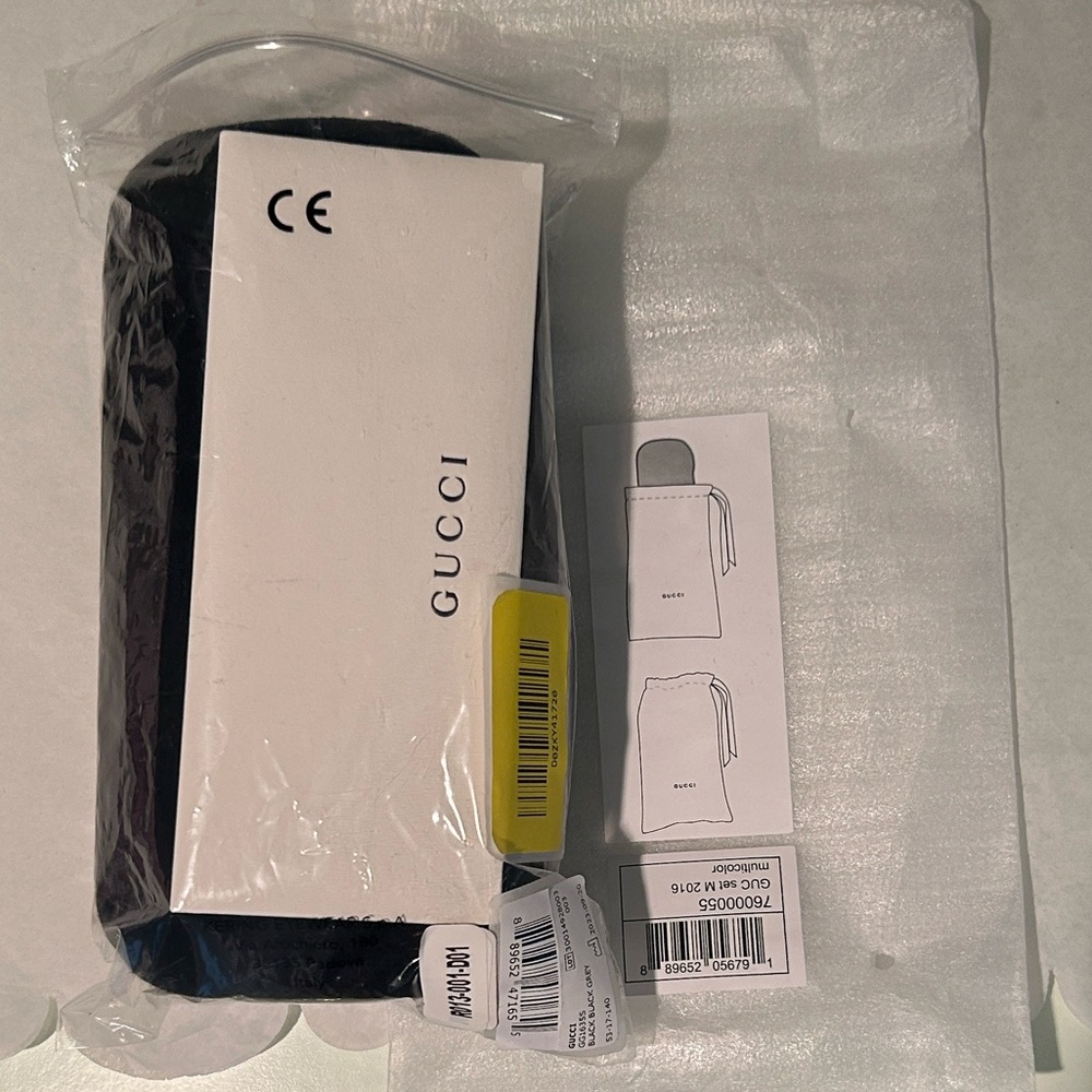 NWT GUCCI GG1635S Black Cat-Eye Sunglasses (003) 53 - 17 - 140 - Picture 11 of 16